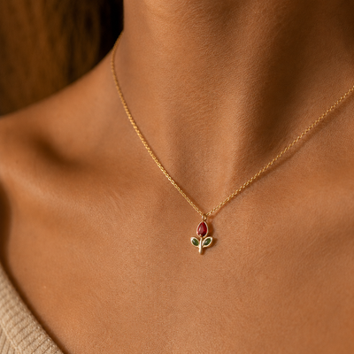 The Tulip Bud Necklace
