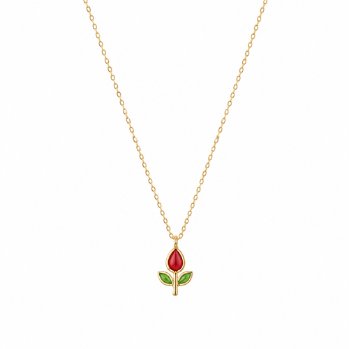 The Tulip Bud Necklace