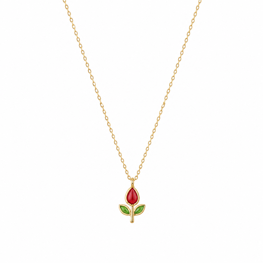 The Tulip Bud Necklace