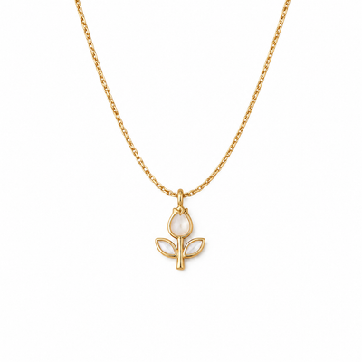 The Tulip Bud Necklace