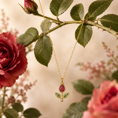 The Tulip Bud Necklace