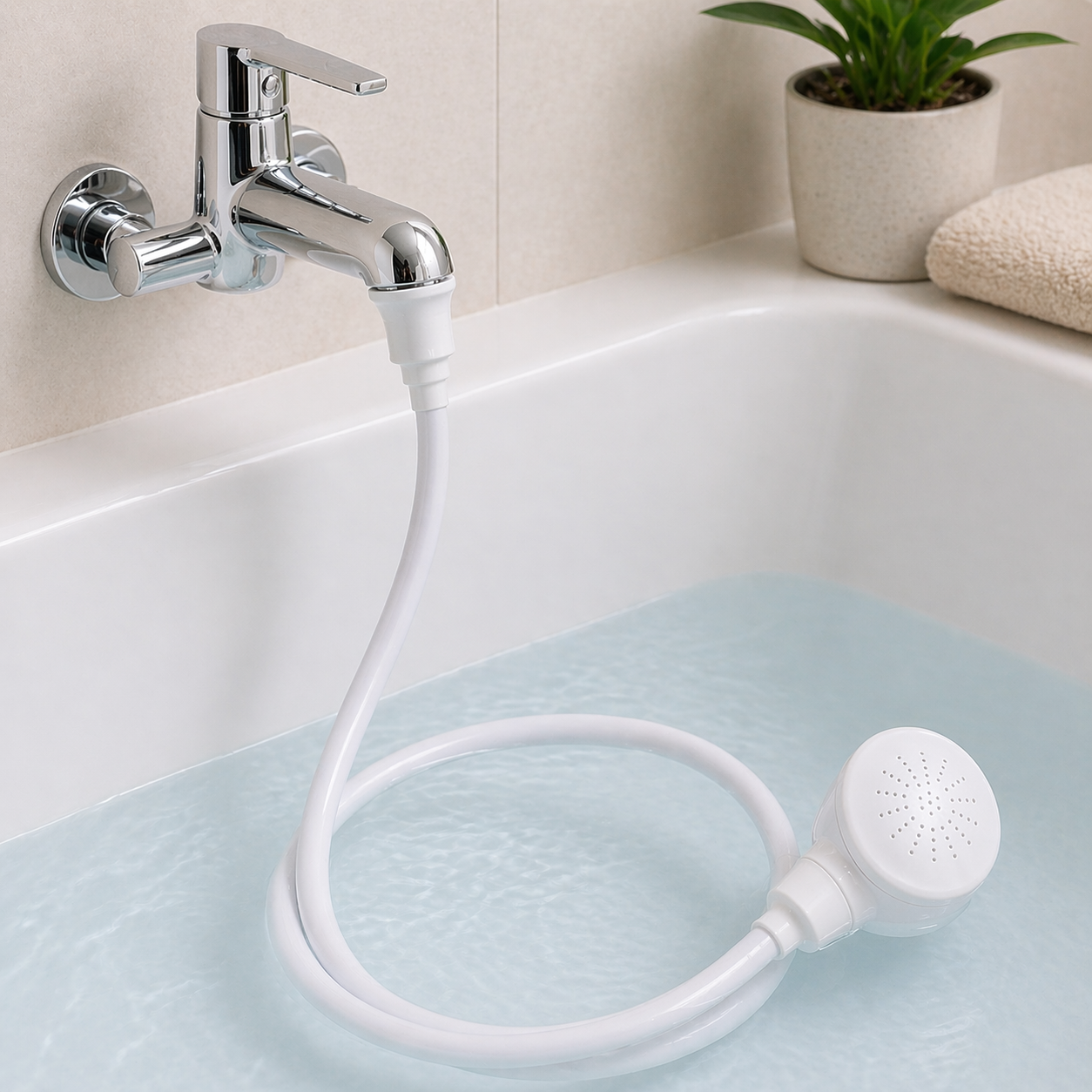 FlexFlow | The Slip-On Tub Hose