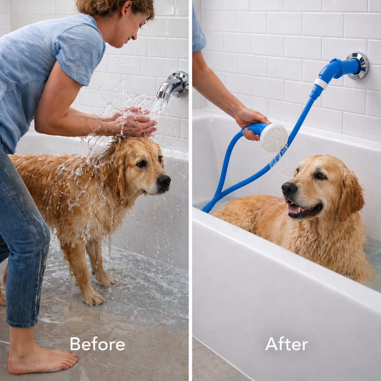 FlexFlow | The Slip-On Tub Hose