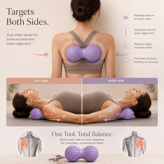 Knotiq | The Peanut Massage Roller