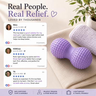 Knotiq | The Peanut Massage Roller
