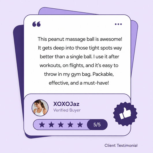 Knotiq | The Peanut Massage Roller