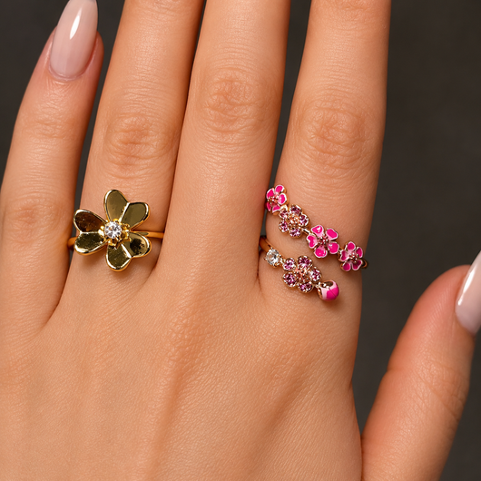 Peach Blossom Ring