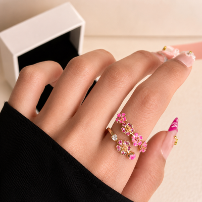 Peach Blossom Ring