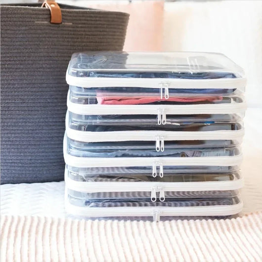 ClearLock™ Hard Zipper Storage Bins