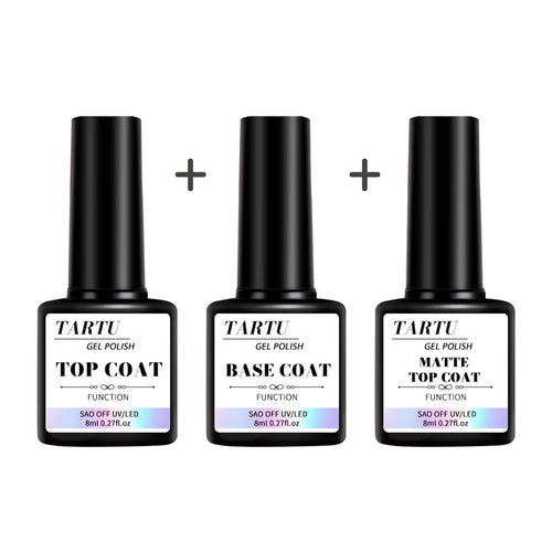 Base Coat + Top Coat +Matte Coat Trio