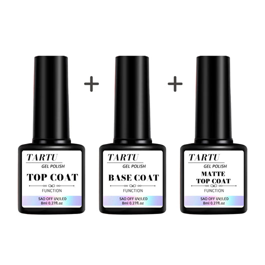 Base Coat + Top Coat +Matte Coat Trio