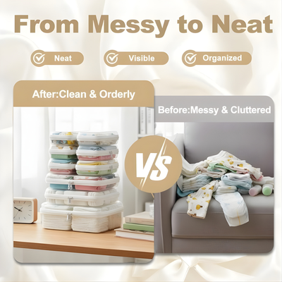 ClearLock™ Hard Zipper Storage Bins