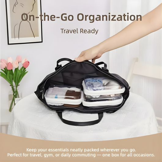 ClearLock™ Hard Zipper Storage Bins