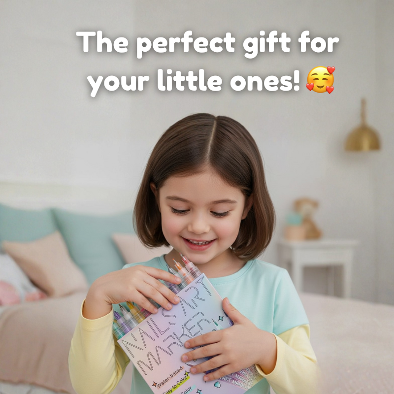 Nail Art Markers | Fine Tip Pens for Home Manicure