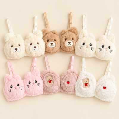 Cuddle Set – Fuzzy Plush Bra & Panty Set