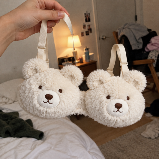 Cuddle Set – Fuzzy Plush Bra & Panty Set