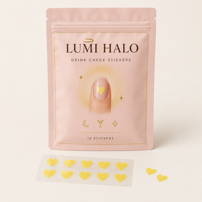Lumi Halo – Drink Check Nail Stickers