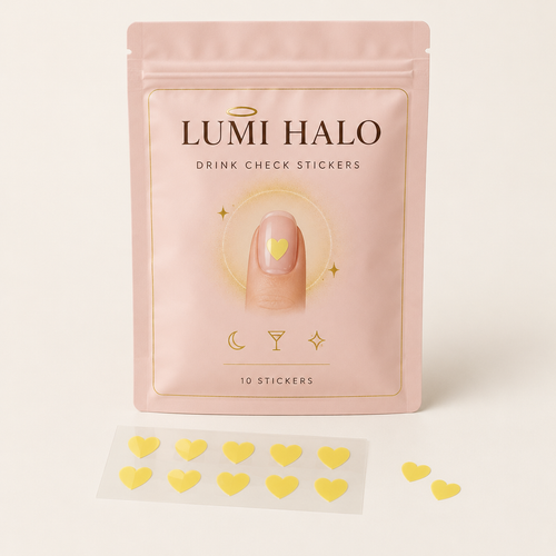 Lumi Halo – Drink Check Nail Stickers
