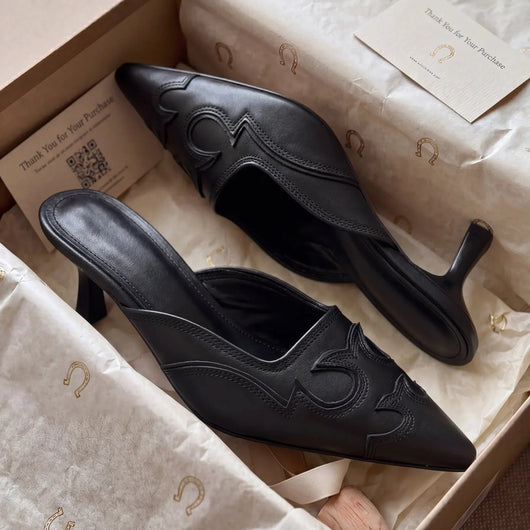 Hand-Cut Western Heels