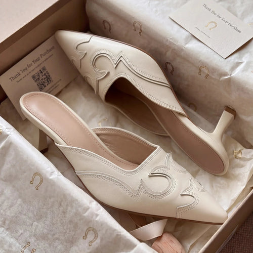 Hand-Cut Western Heels