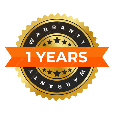 FREE 1 Year Warranty